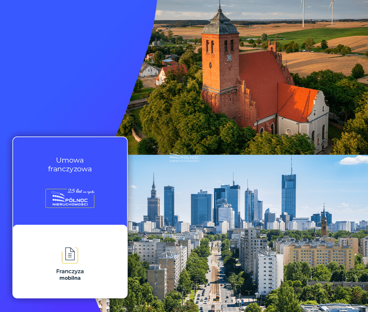 Nowy Franczyzobiorca Mobilny: Północ Nieruchomości Warszawa i Piaseczno