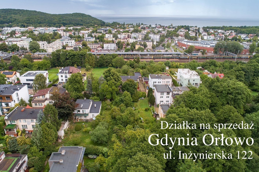 Działka – Gdynia, Orłowo, Inżynierska