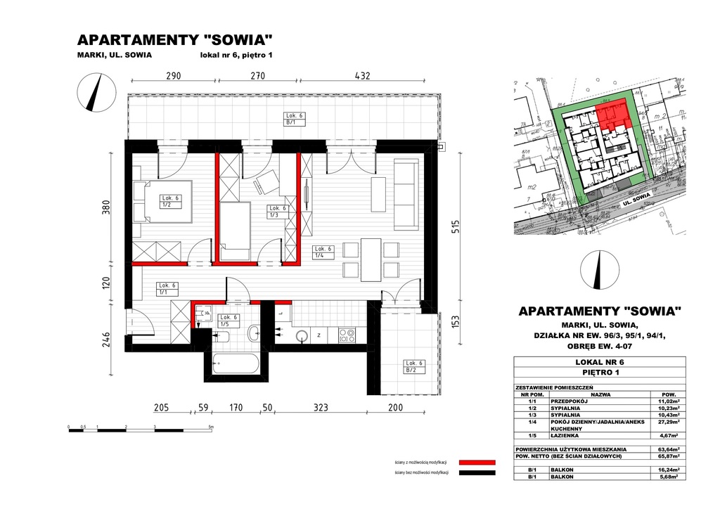 Mieszkanie – Marki, ul. Sowia