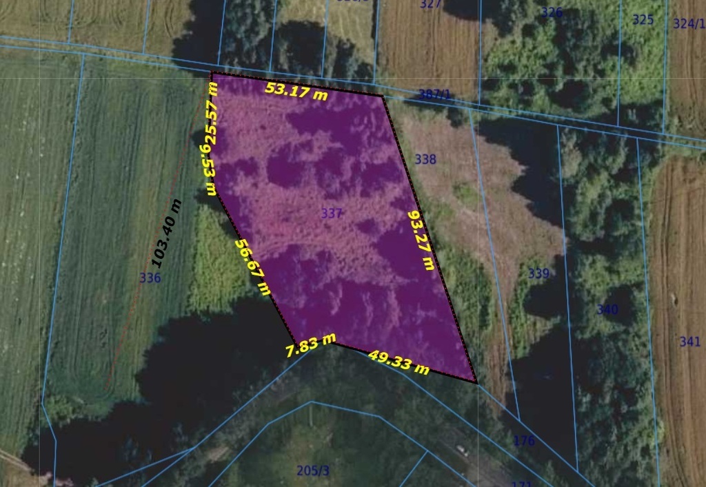 Działka – Wierzchowie