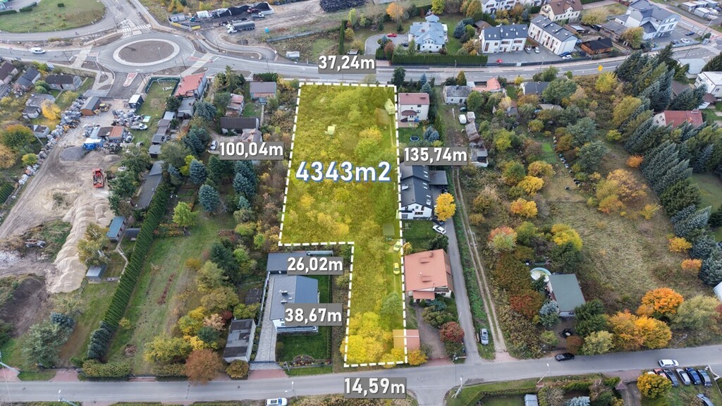 Działka – Wołomin, al. Niepodległości