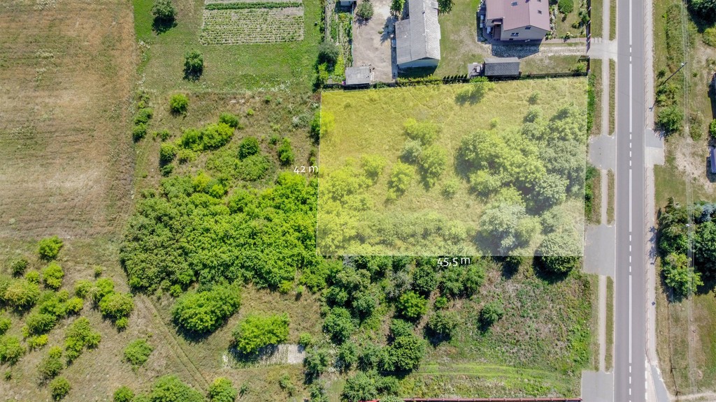 Działka – Wola Uhruska, ul. 1 Maja