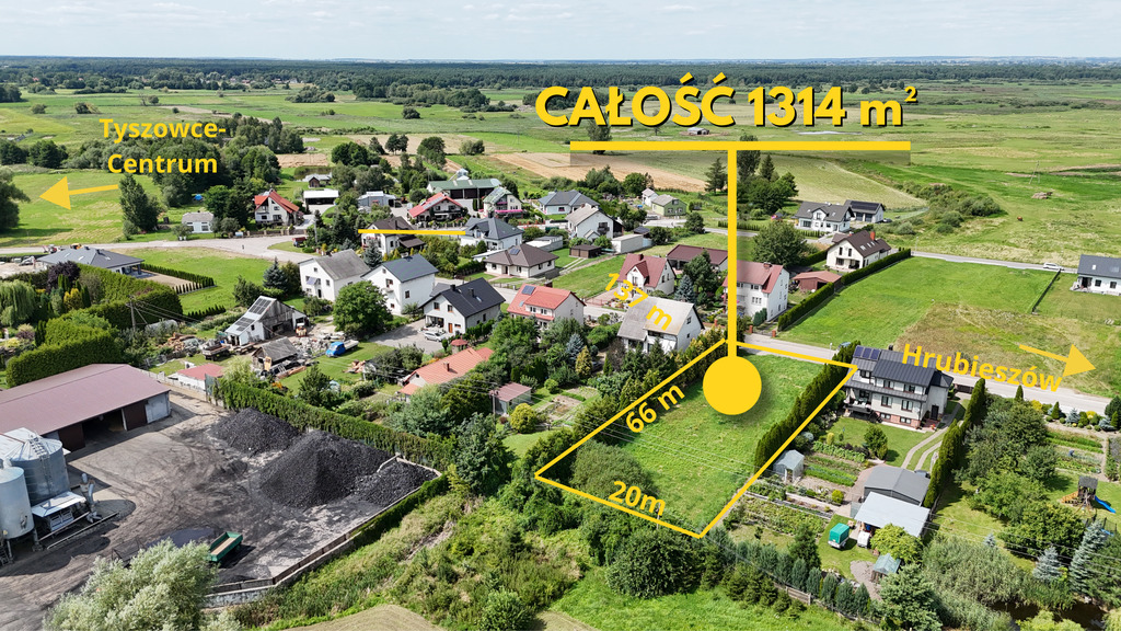 Działka – Tyszowce, ul. Słoneczna