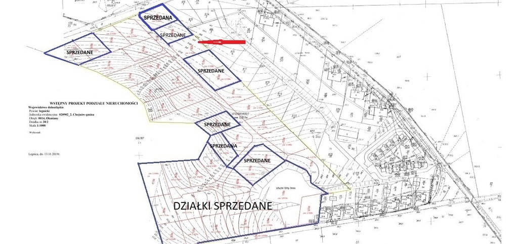 Działka – Okmiany