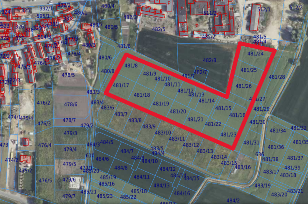 Działka – Grębocice