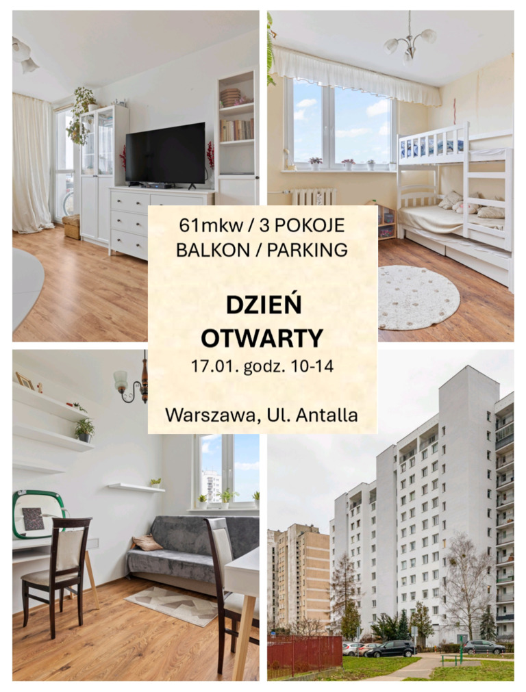 Mieszkanie – Warszawa, Białołęka, ul. Józsefa Antalla