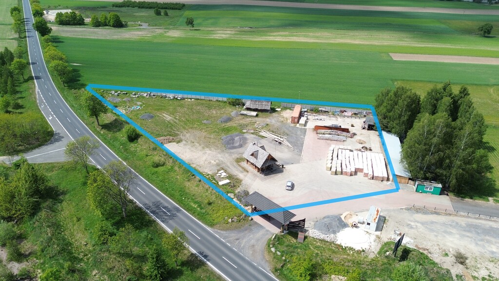 Działka  mieszkaniowo - usługowa w Brzeźniku