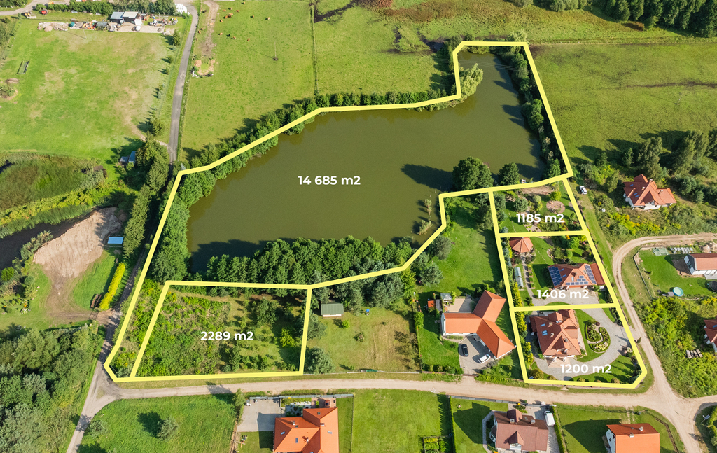 Rezydencja z prywatnym stawem Warkały