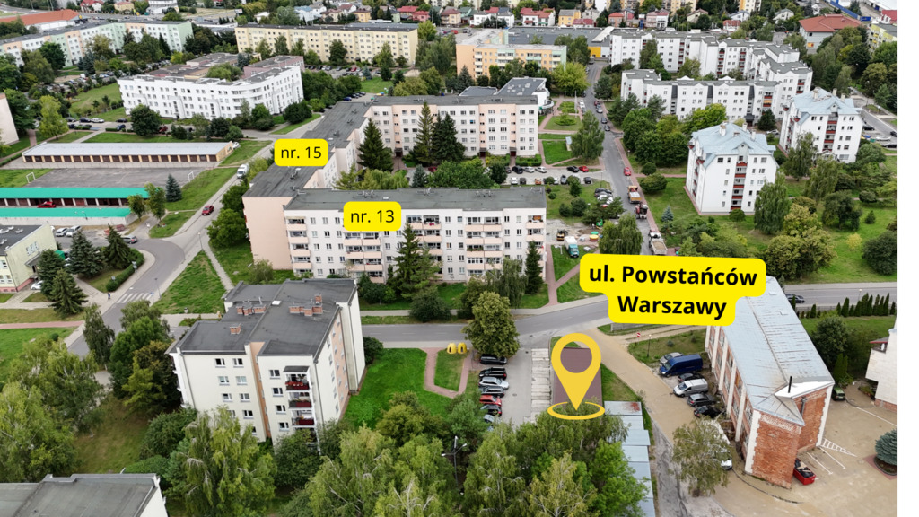 Garaż murowany przy ul. Połanieckiej w Chełmie