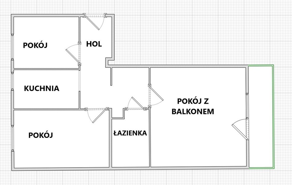 M4 Cieszyn w otoczeniu zieleni