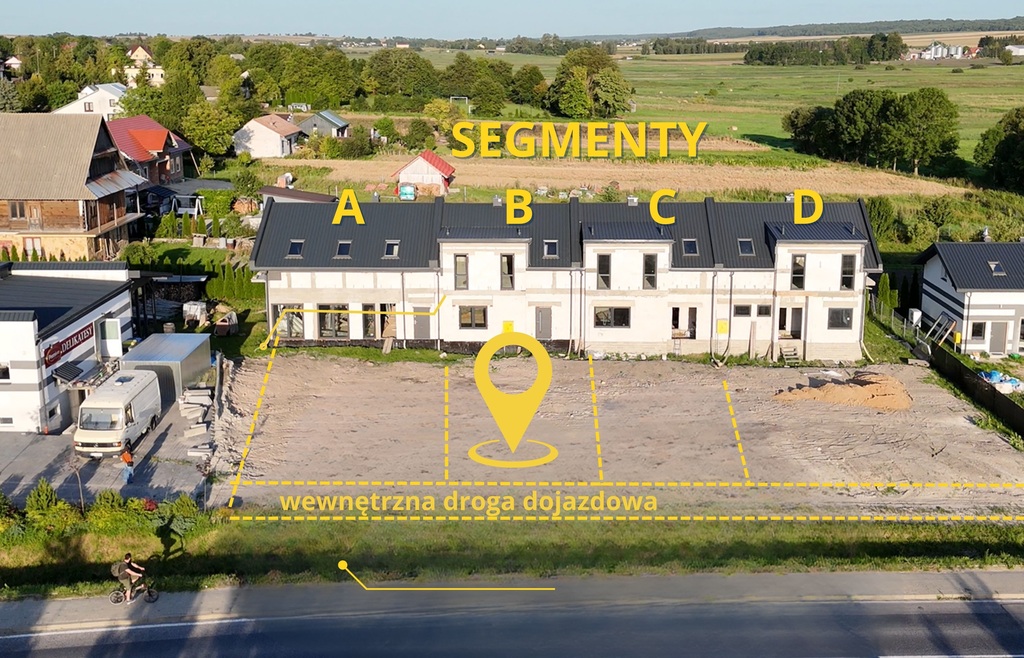 Skrajny segment B inwestycji Sosnowa - Lipsko