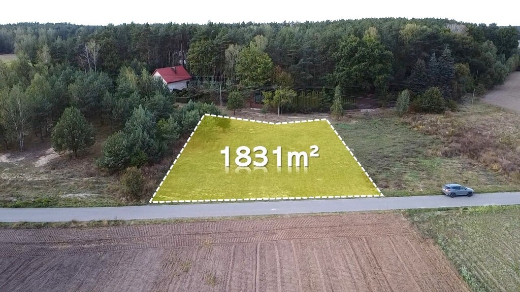 Działka 1831 m² k. Zalewu Zegrzyńskiego