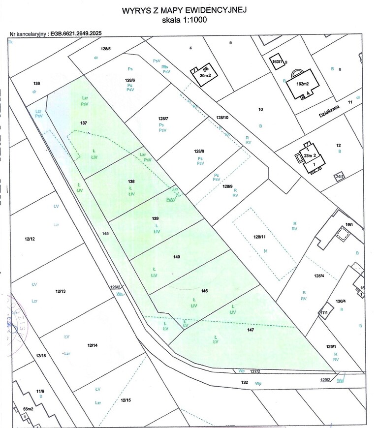 Działka 1000m2 w Milanówku
