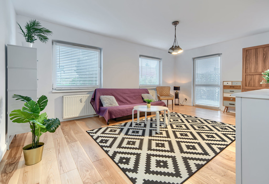 Kawalerka w spokojnej okolicy - ogródek