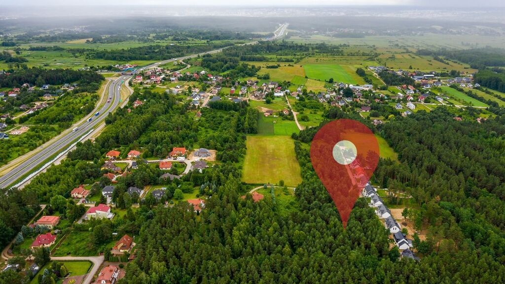 Duża działka w Jurowcach na wzniesieniu.