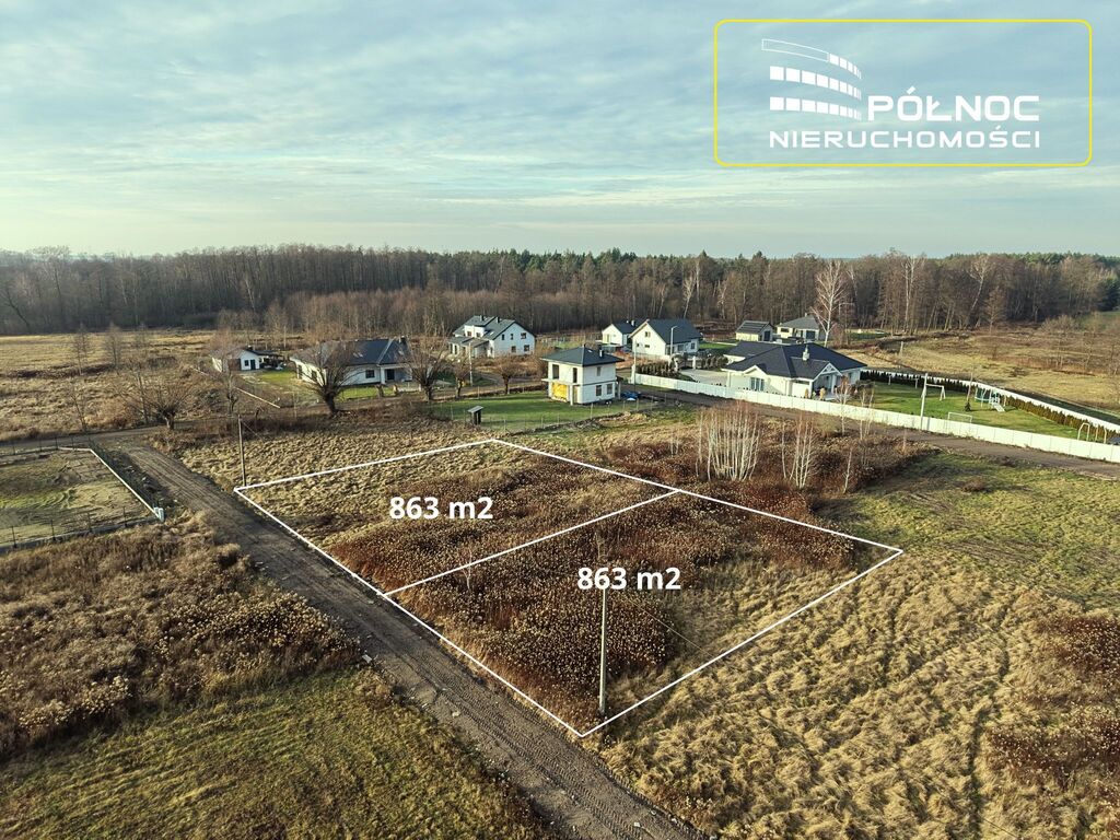 Dobczyn. Urokliwa działka budowlana 1,5 km od PKP.