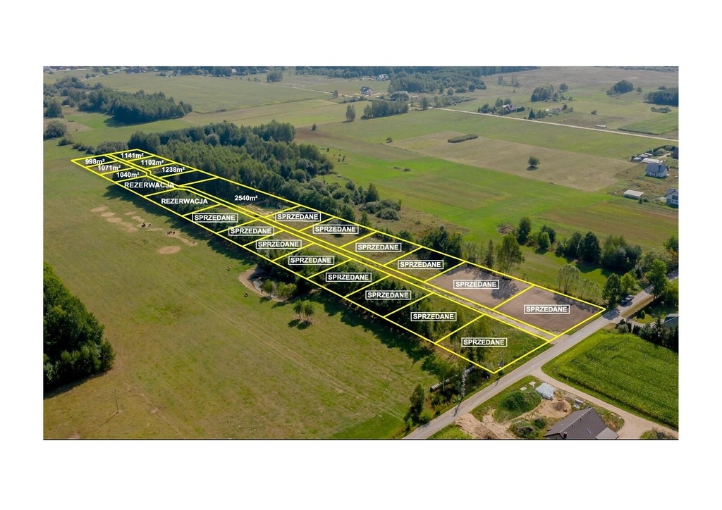 Inwestycyjna działka budowlana, 1040 m2, Łubniki,