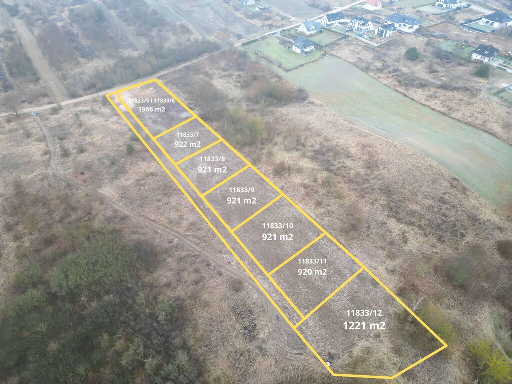 DZIAŁK Z PIĘKNYMI WIDOKAMI W ŁOMŻY !!!