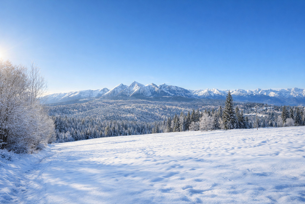 Rzepiska – działka z widokiem na Tatry
