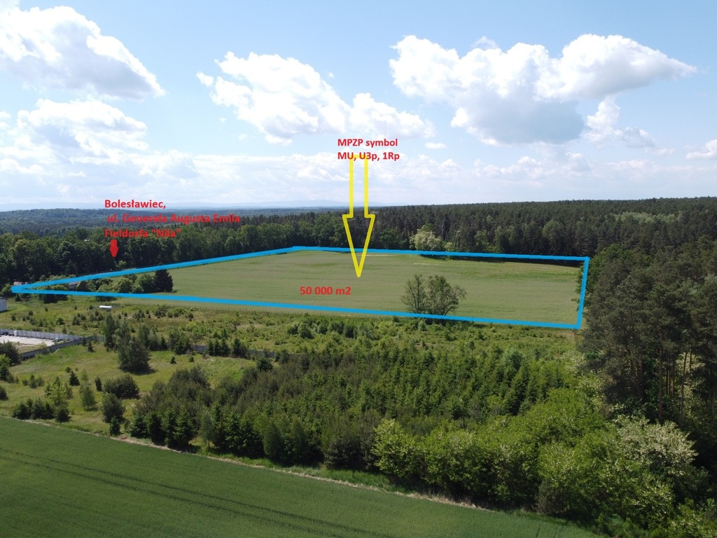 Działka – Bolesławiec, ul. Generała Augusta Emila Fieldorfa „Nila”
