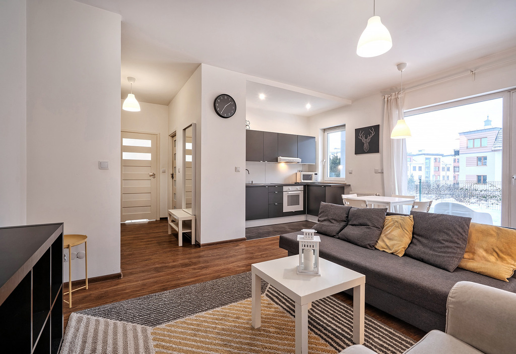 ALFA PARK - przestronne 2 pokoje z ogródkiem