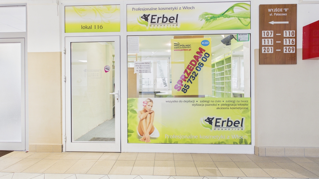 Lokal 18 m2 Pałacowa 21 os Bojary