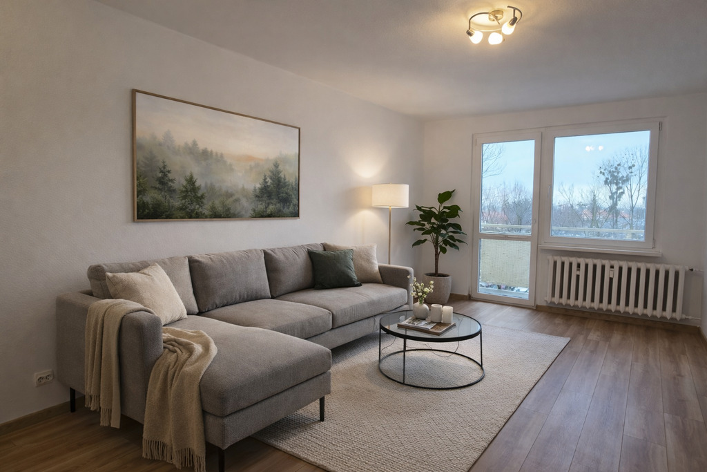 2 pokoje/Dambonia/balkon/