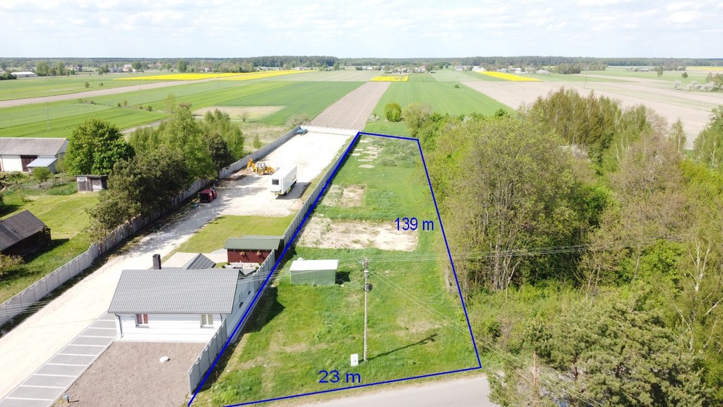 Działka budowlana w Dubowie + pozwolenie na budowę