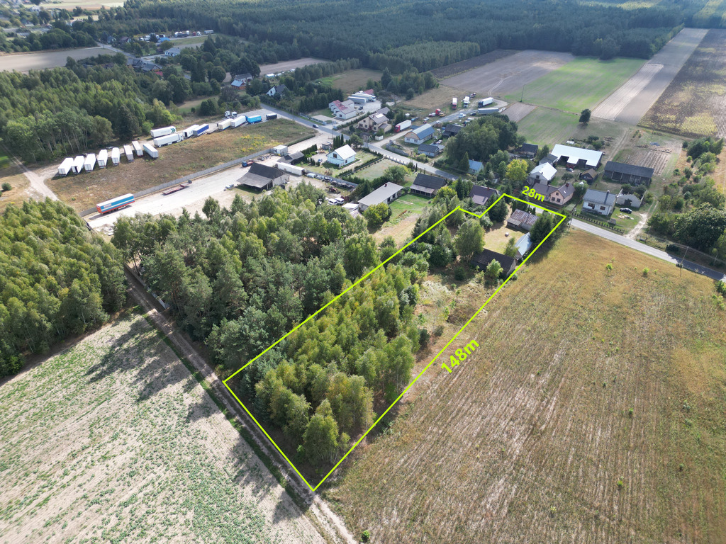 Działka siedliskowa 53a z domem w Dobryniu Dużym