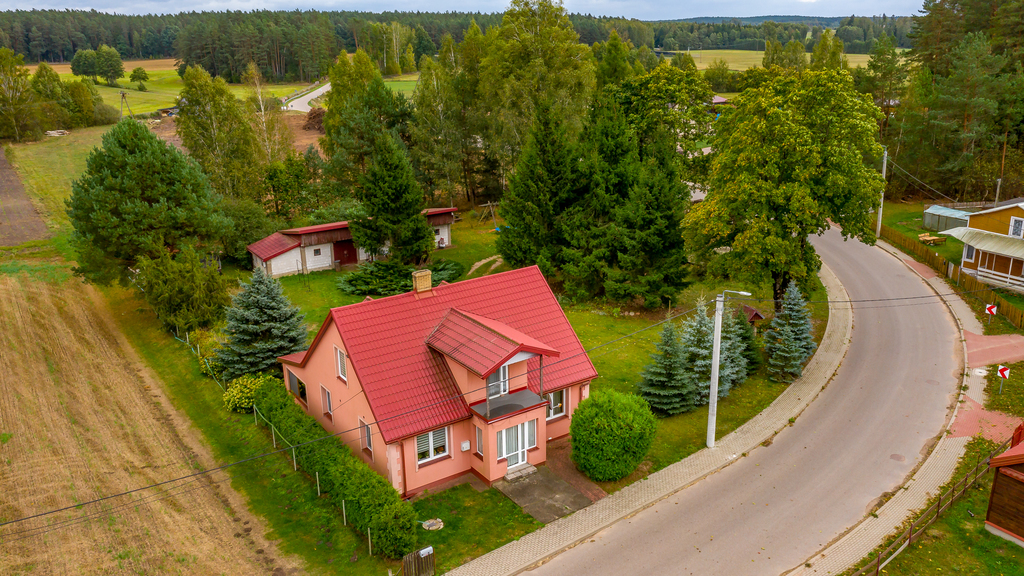 Malownicze siedlisko we wsi Łapczyn.