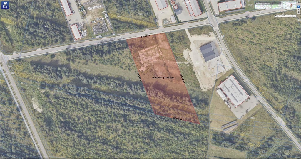 Działka – Kornica