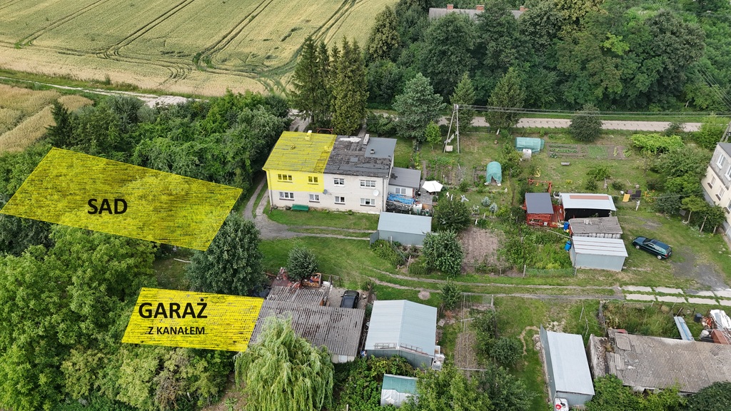 Bezczynszowe mieszkanie 55m2 z ogrodem i sadem