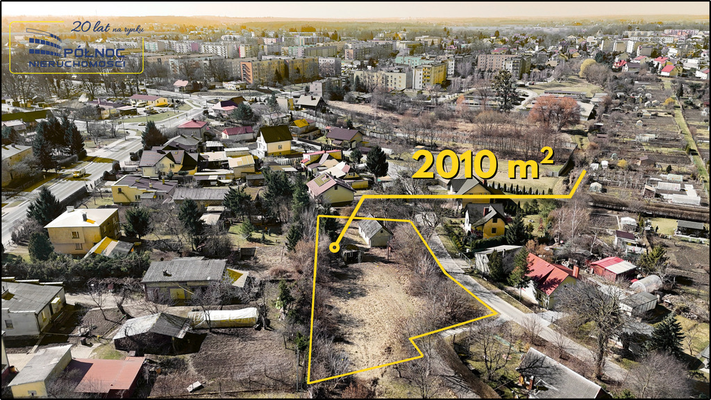 Widokowa działka z domem w centrum Hrubieszowa