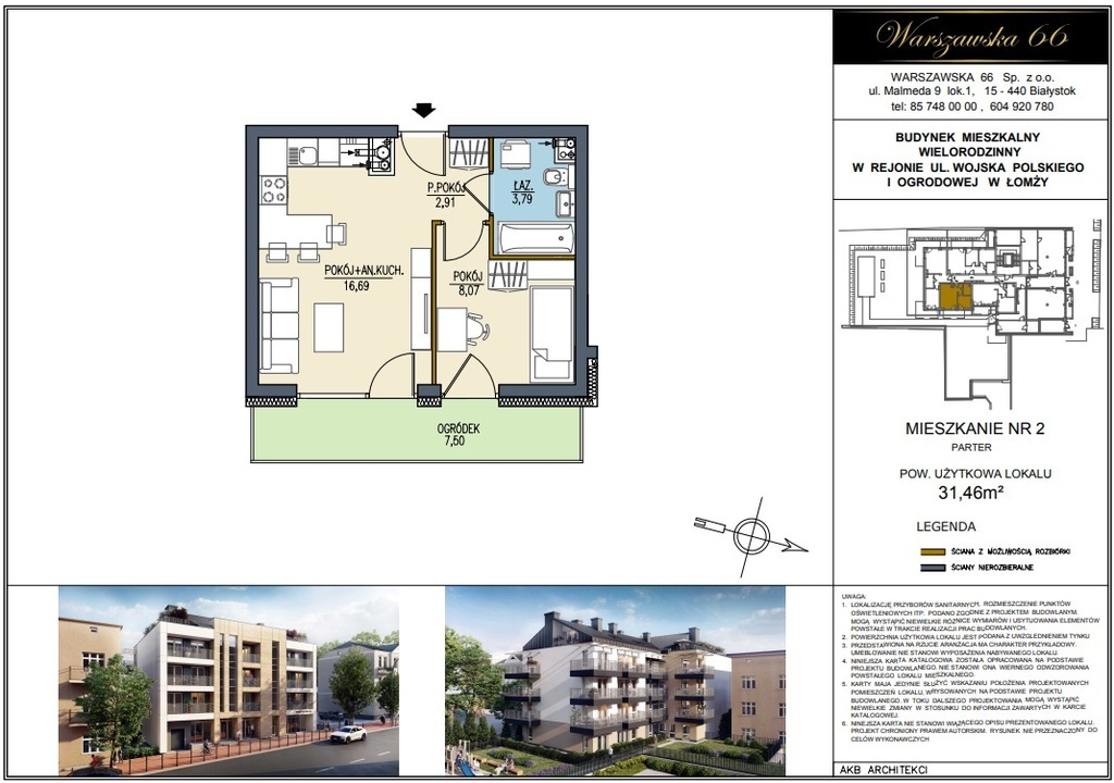 Nowoczesne mieszkania na ul. Ogrodowej w Łomży!