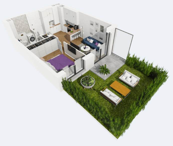 Nowe 2 pokoje z ogródkiem | Rydlówka | negocjuj