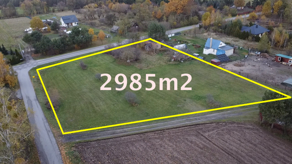 Działka 2985m2 Secyminek gm. Leoncin