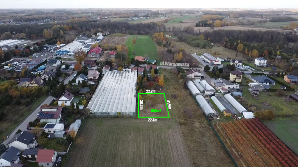 DZiałka 890m2 Nasielsk