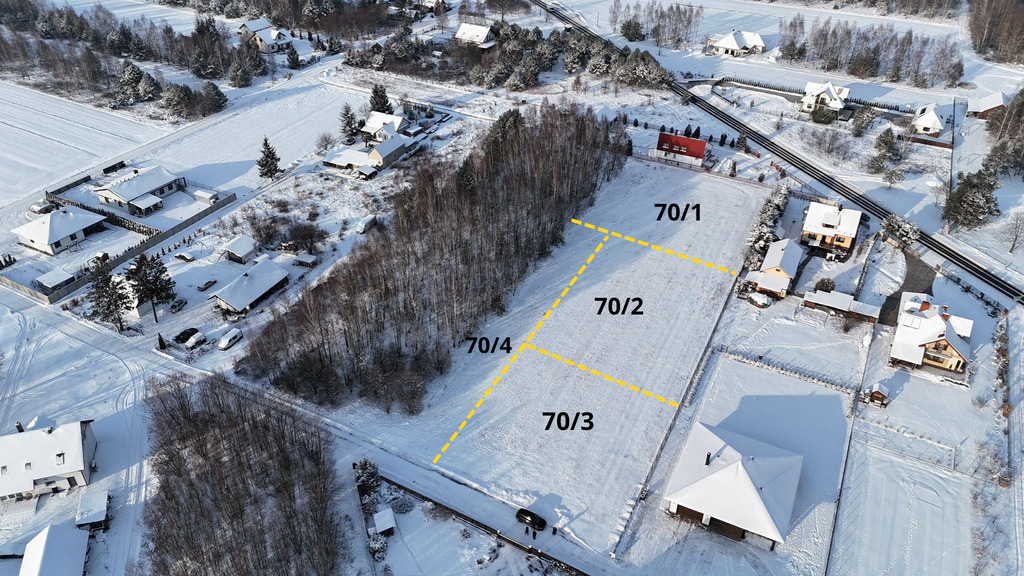 Sprzedaż 3 działek – Ogrodniki, gm. Biała Podlaska