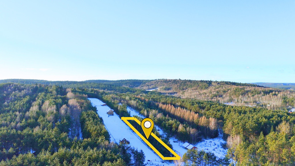 Krasnobród – działka przy lesie