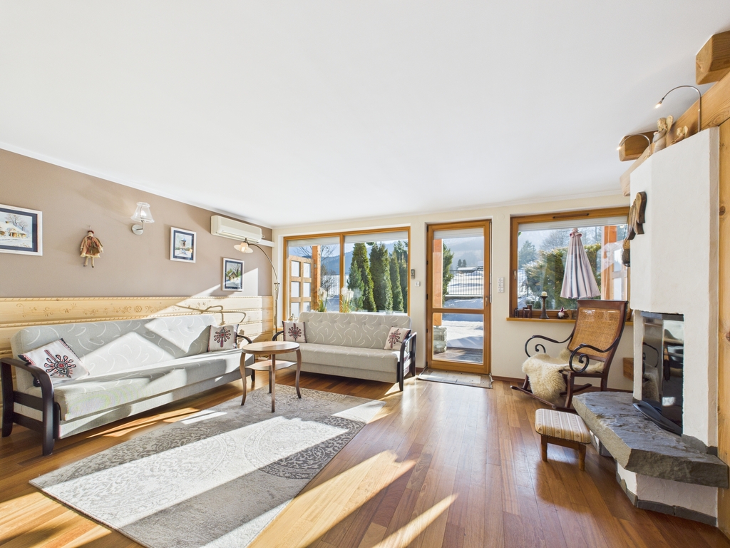 Apartament z ogrodem i widokiem na Giewont