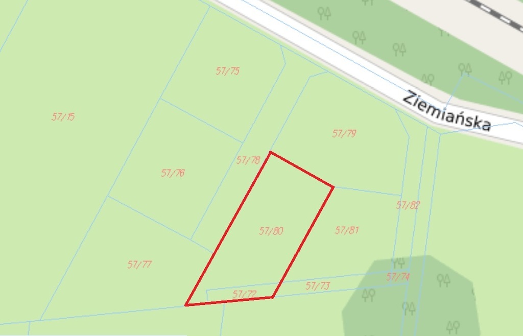 Działki z planem pod zabudowę mieszkaniową