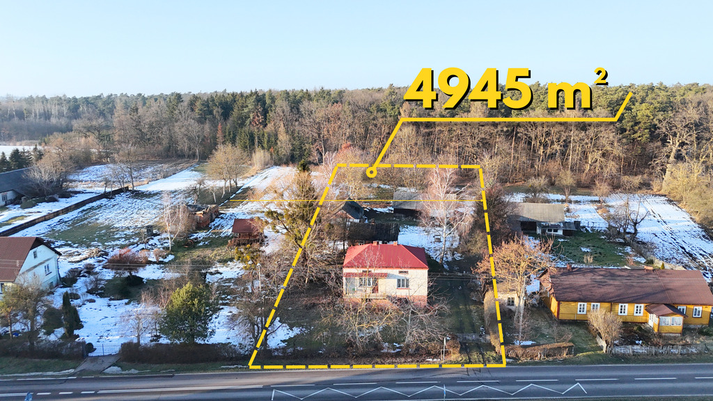 Malownicze siedlisko przy lesie. Jarosławiec