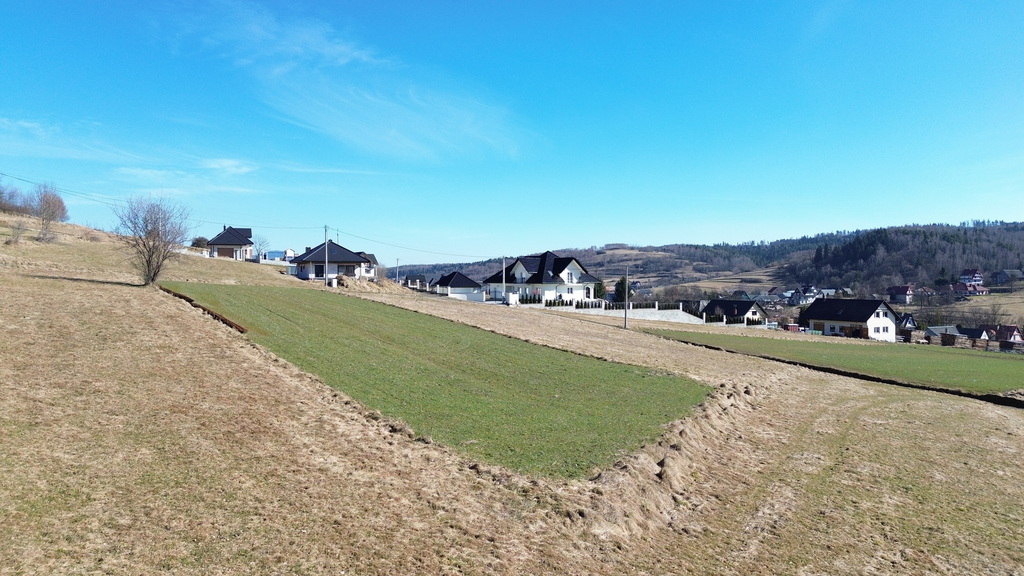 Działka budowlana 1539 m²–Toporzysko, gm. Jordanów