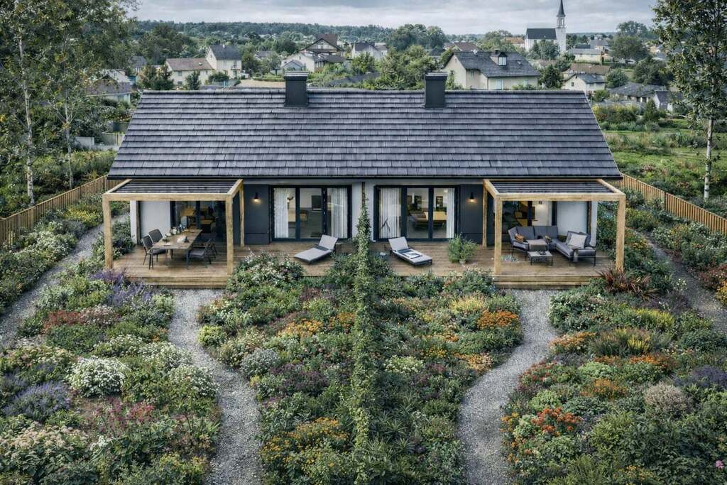 Dom parterowy 51 m2 zabudowa bliżniacza Łabiszyn