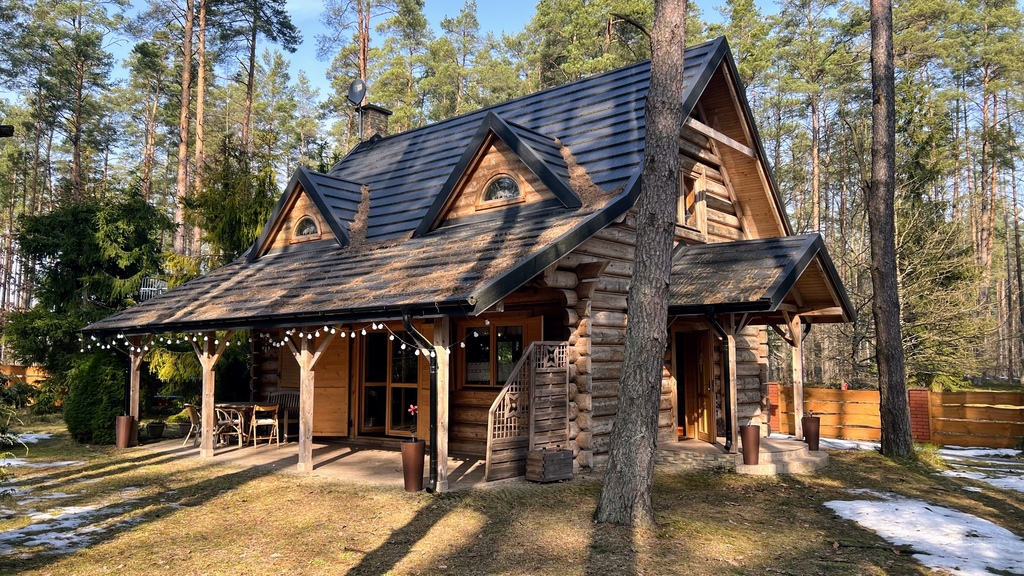 Domek Góralski na Mazurach nad Jeziorem GIM