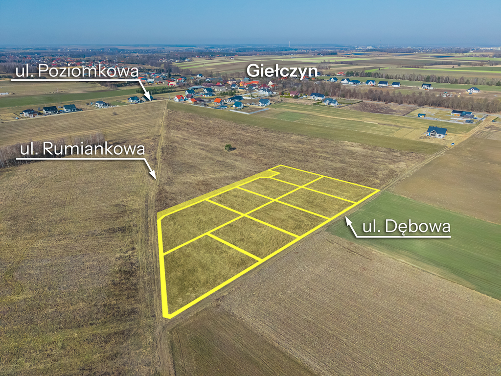 Działki w Giełczynie z warunkami zabudowy !