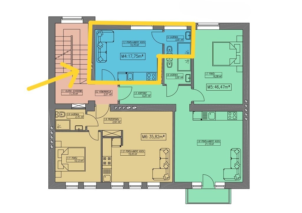 Mieszkanie w podwyższonym standardzie deweloperski