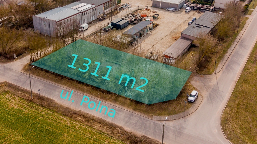 Grunt inwestycyjny 1311 m² | usługi / magazyn