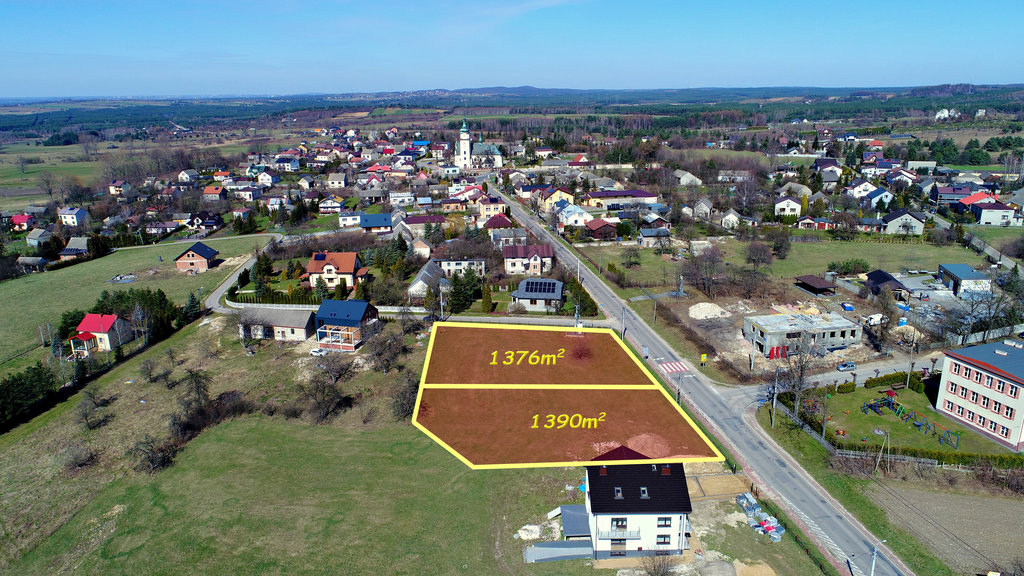 Działka budowlana Przybynów