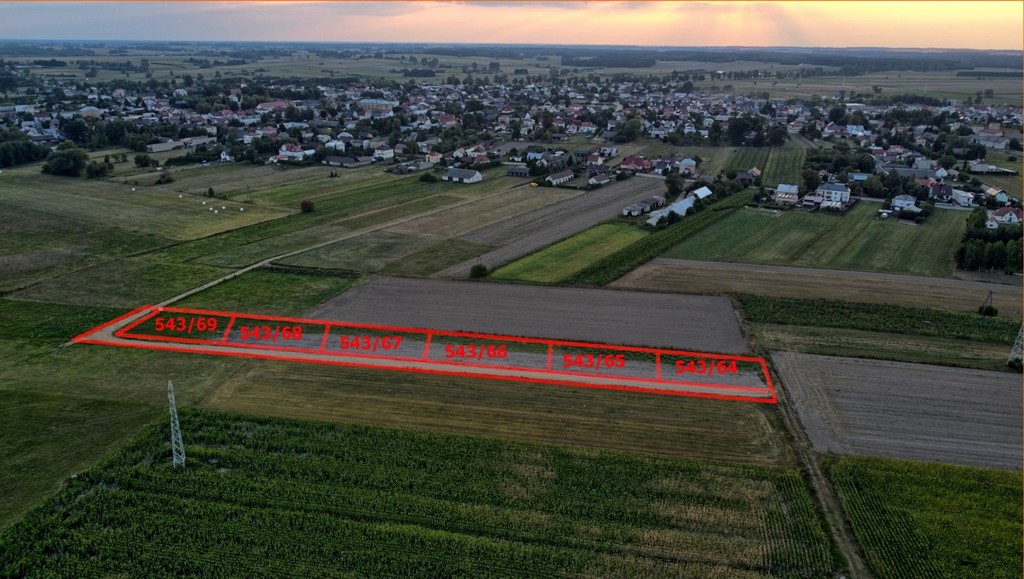 Działka rolno- budowlana, 1011 m2  Knyszyn